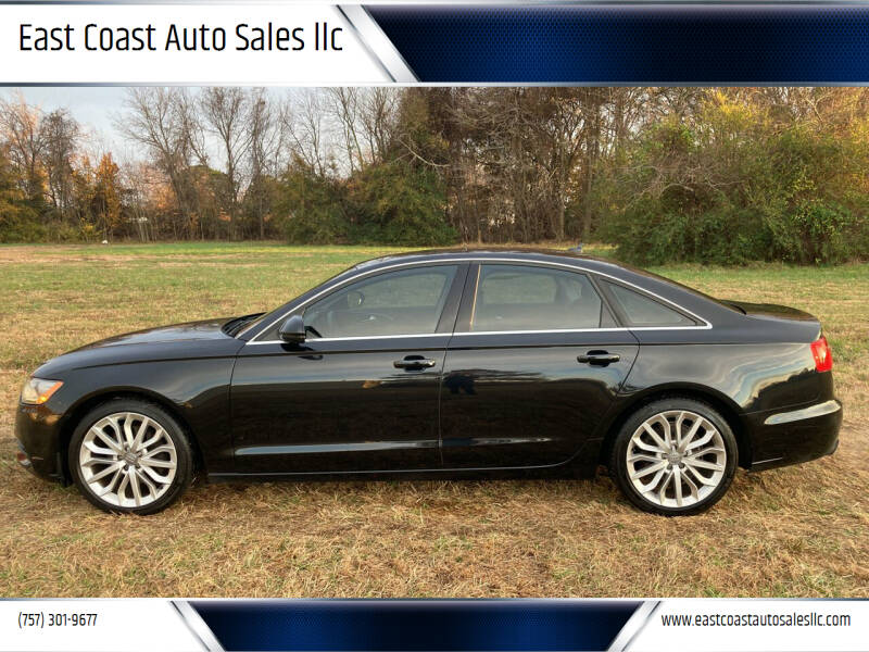2013 Audi A6 for sale at East Coast Auto Sales llc in Virginia Beach VA