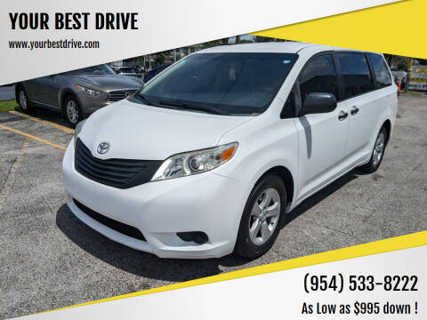 2015 Toyota Sienna for sale at YOUR BEST DRIVE in Oakland Park FL
