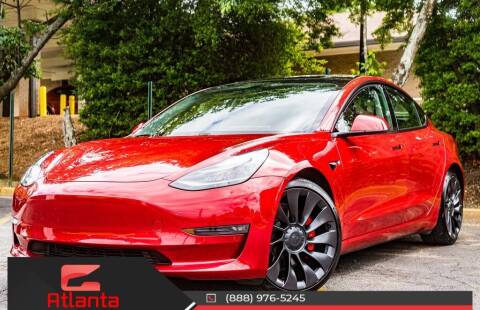 2021 Tesla Model 3 for sale at Gravity Autos Atlanta in Atlanta GA