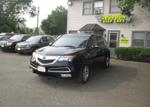 2013 Acura MDX for sale at Loudoun Used Cars in Leesburg VA