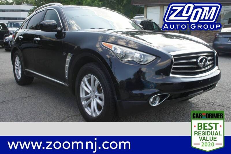 2014 Infiniti QX70 for sale at Zoom Auto Group in Parsippany NJ