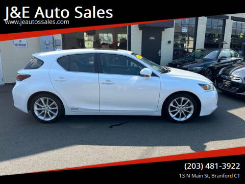 2013 Lexus CT 200h for sale at J&E Auto Sales in Branford CT