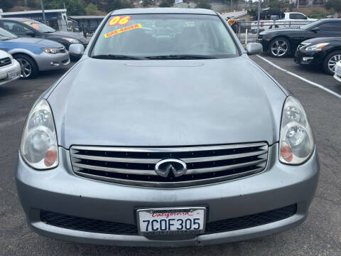 2006 Infiniti G35 for sale at 1 NATION AUTO GROUP in Vista CA