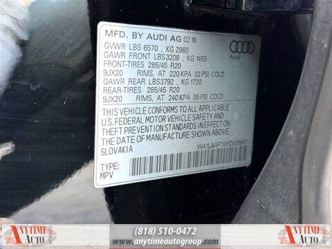 2017 Audi Q7 3.0T quattro Premium Plus