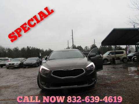 2014 Kia Cadenza for sale at Jump and Drive LLC in Humble TX