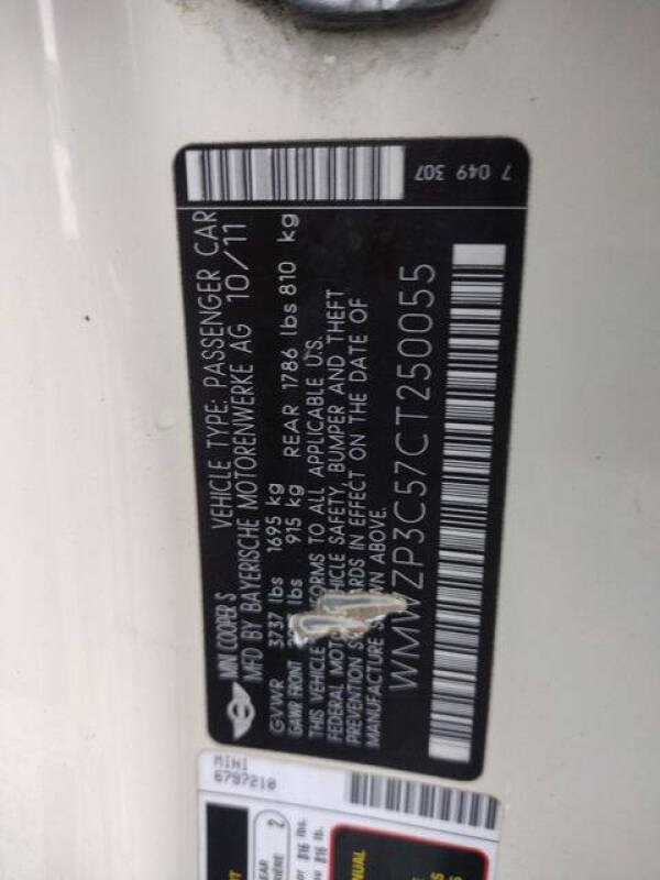 2012 MINI Cooper Convertible S