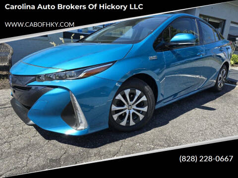 2018 Toyota Prius Prime for sale at Carolina Auto Brokers of Hickory LLC in Newton NC