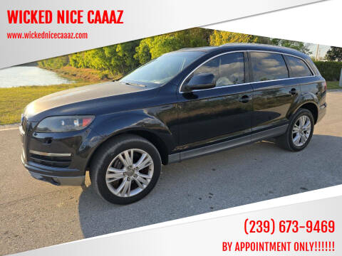 2010 Audi Q7 for sale at WICKED NICE CAAAZ in Cape Coral FL