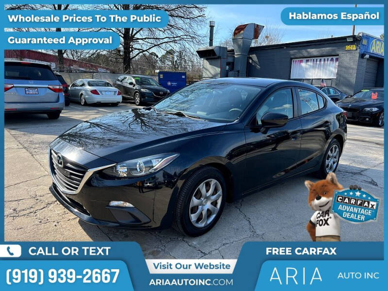 2014 Mazda MAZDA3 for sale at Aria Auto Inc. in Raleigh NC