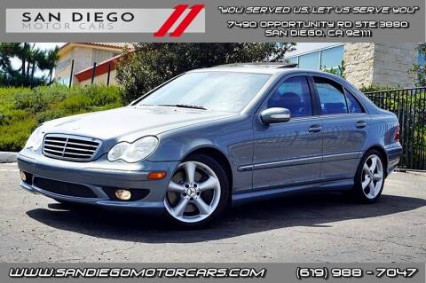 2005 Mercedes-Benz C-Class for sale at San Diego Motor Cars LLC in San Diego CA