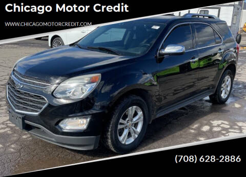 2016 Chevrolet Equinox for sale at Chicago Motor Credit in South Holland IL