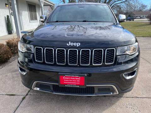2018 Jeep Grand Cherokee for sale at Brewer's Auto Sales in Greenwood MO
