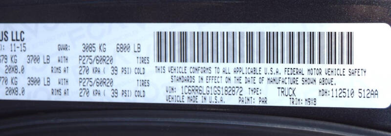 2016 RAM 1500 Big Horn