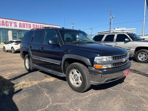2004 Chevrolet Tahoe for sale at Tracy's Auto Sales in Waco TX