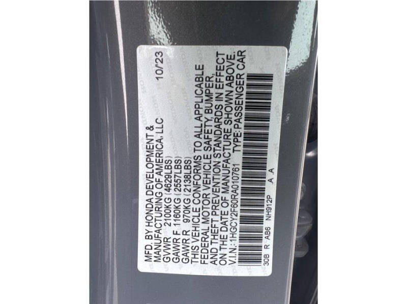 2024 Honda Accord Hybrid EX-L