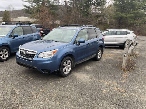 2015 Subaru Forester for sale at Route 102 Auto Sales  and Service - Route 102 Auto Sales and Service in Lee MA