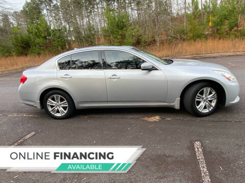 2013 Infiniti G37 Sedan for sale at Paramount Autosport in Kennesaw GA