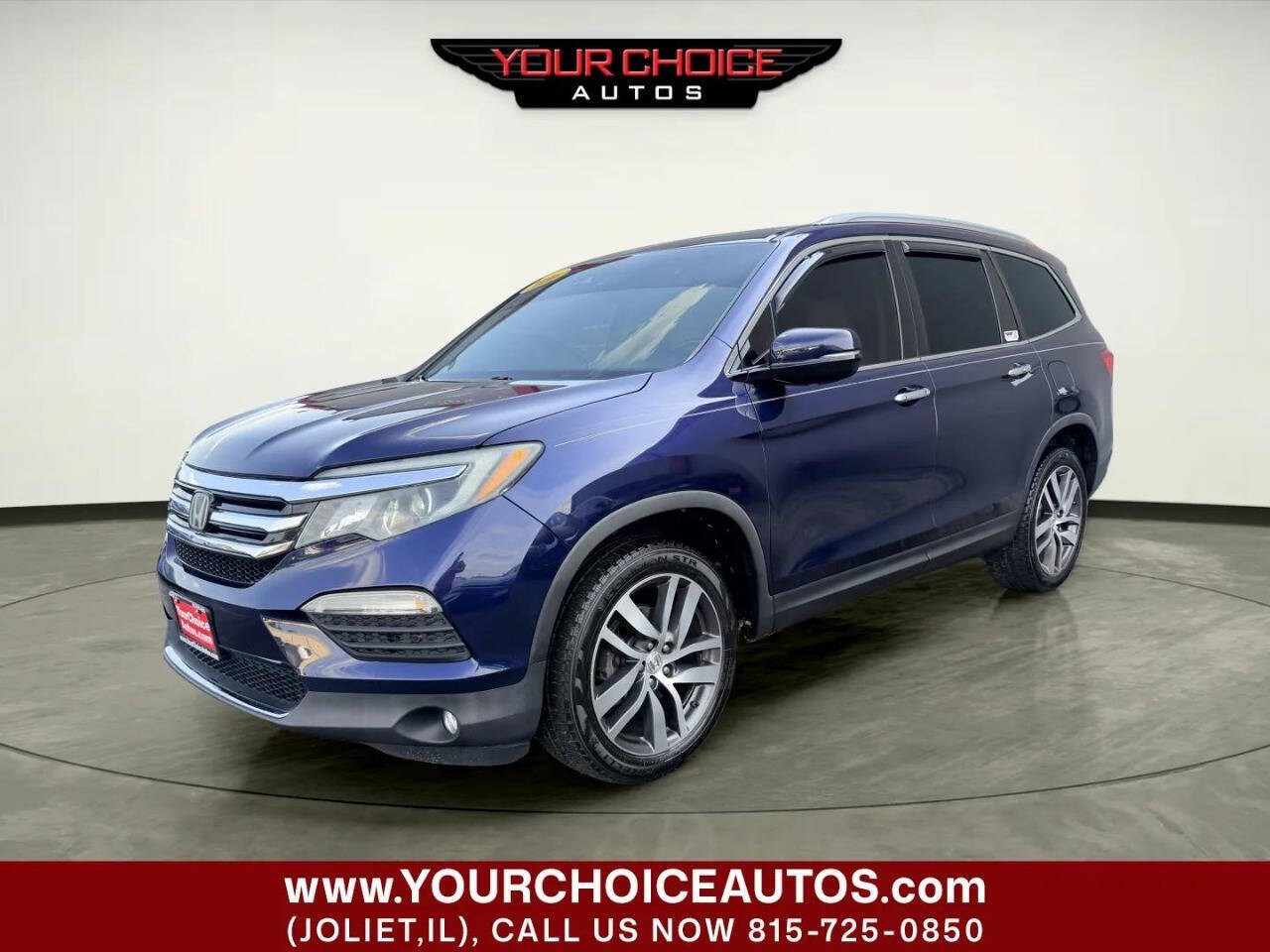 Blue 2016 Honda Pilot SUV / Crossover All-Wheel Drive 9-Speed Automatic
