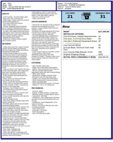 2017 GMC Terrain SLE-1