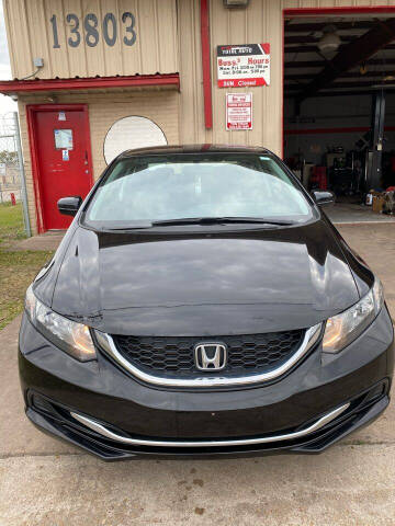 2015 Honda Civic for sale at 2 Brothers Coast Acquisition LLC dba Total Auto Se in Houston TX