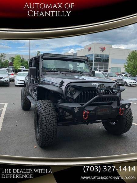 2018 Jeep Wrangler JK Unlimited for sale at Automax of Chantilly in Chantilly VA