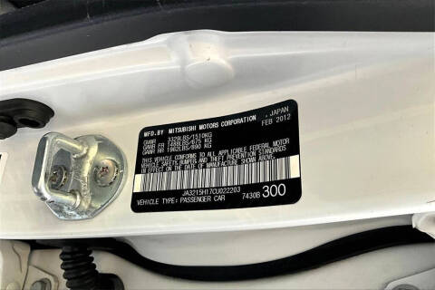 2012 Mitsubishi i-MiEV ES