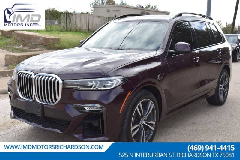 2020 BMW X7 for sale at IMD Motors in Richardson TX