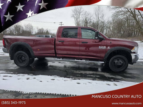 2016 RAM 3500 for sale at Mancuso Country Auto in Batavia NY