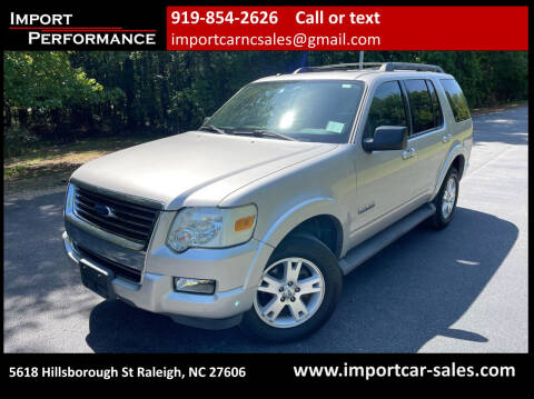 2008 Ford Explorer for sale at Import Performance Sales in Raleigh NC