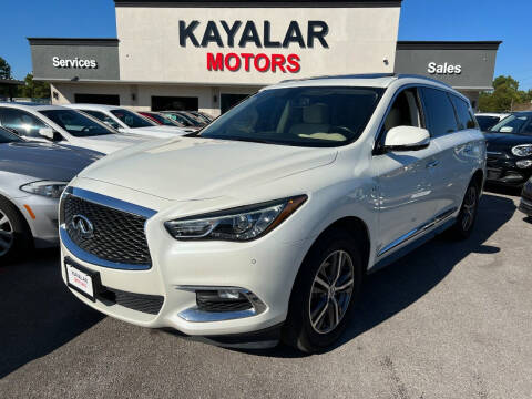 2017 Infiniti QX60 for sale at KAYALAR MOTORS in Houston TX