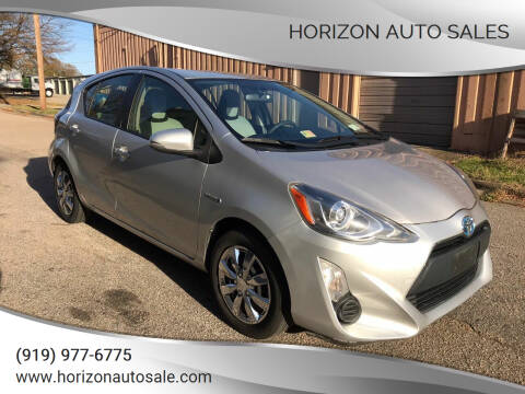 2015 Toyota Prius c for sale at Horizon Auto Sales in Raleigh NC