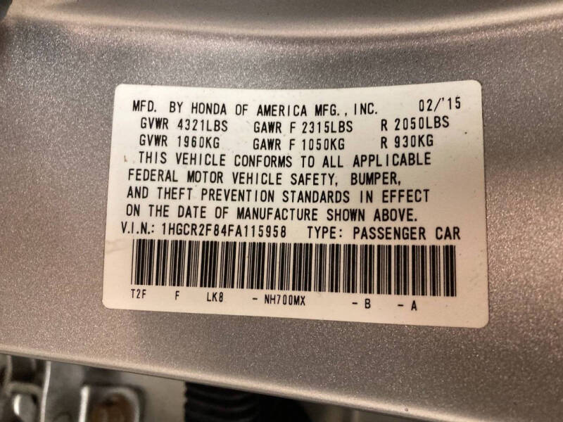 2015 Honda Accord EX-L