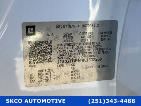 2019 Chevrolet Colorado