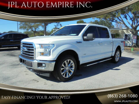2017 Ford F-150 for sale at JPL AUTO EMPIRE INC. in Lake Alfred FL