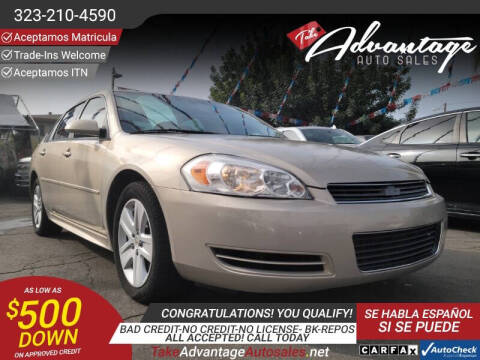 2010 Chevrolet Impala for sale at ADVANTAGE AUTO SALES INC in Bell CA