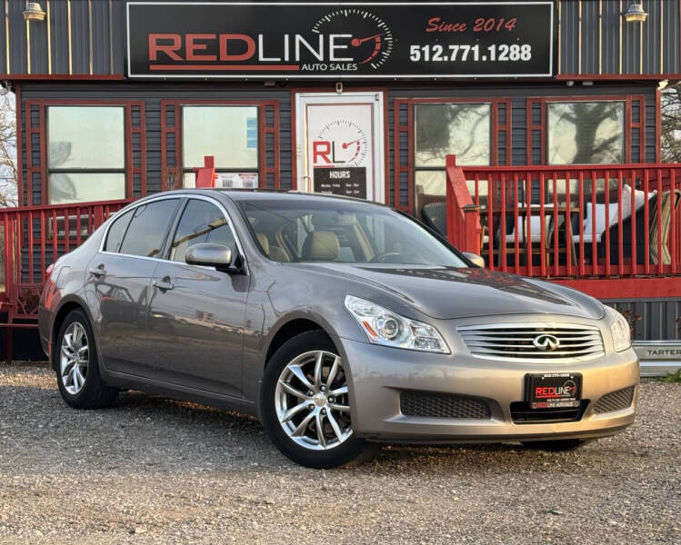 2008 Infiniti G35 for sale at REDLINE AUTO SALES LLC in Cedar Creek TX