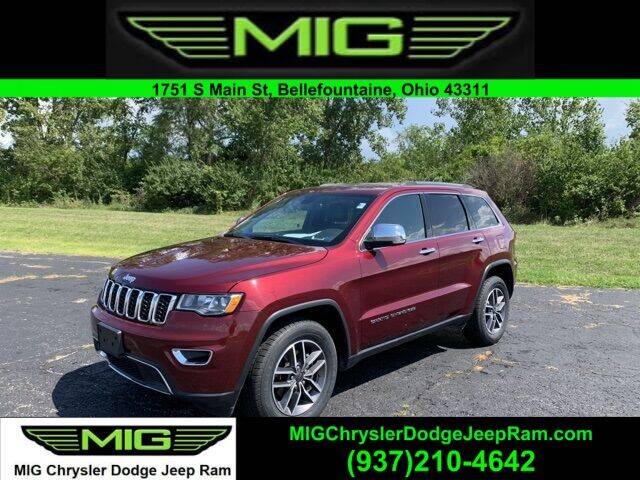 2020 Jeep Grand Cherokee for sale at MIG Chrysler Dodge Jeep Ram in Bellefontaine OH