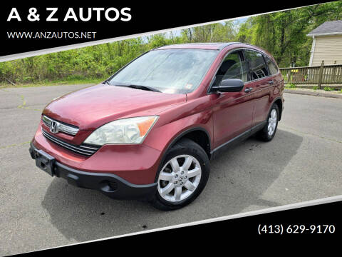 2008 Honda CR-V for sale at A & Z AUTOS in Westfield MA