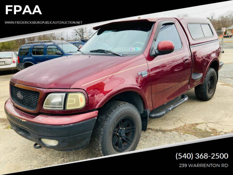 1999 Ford F-150 for sale at FPAA in Fredericksburg VA