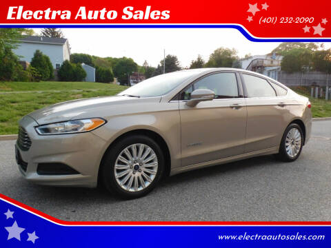 2015 Ford Fusion Hybrid for sale at Electra Auto Sales in Johnston RI