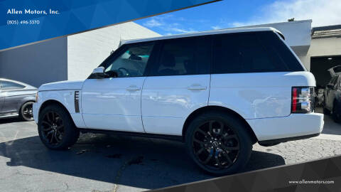 2012 Land Rover Range Rover for sale at Allen Motors, Inc. in Thousand Oaks CA