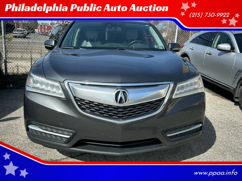 2014 Acura MDX for sale at Philadelphia Public Auto Auction in Philadelphia PA