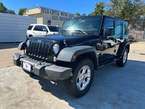 2015 Jeep Wrangler Unlimited for sale at Texas Capital Motor Group in Humble TX