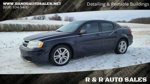 2012 Dodge Avenger for sale at R & R AUTO SALES in Juda WI