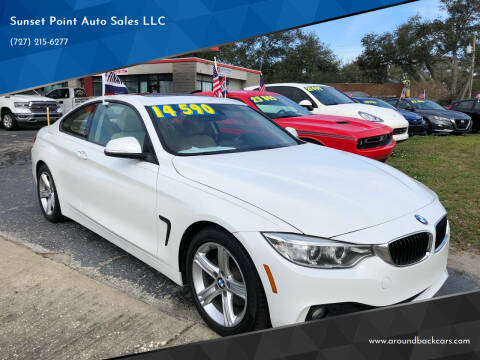 2014 BMW 4 Series for sale at Sunset Point Auto Sales & Car Rentals in Clearwater FL