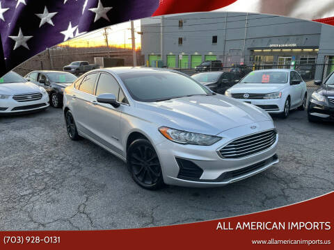2019 Ford Fusion Hybrid for sale at All American Imports in Alexandria VA