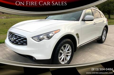 2011 Infiniti FX35 for sale at On Fire Car Sales in Tampa FL