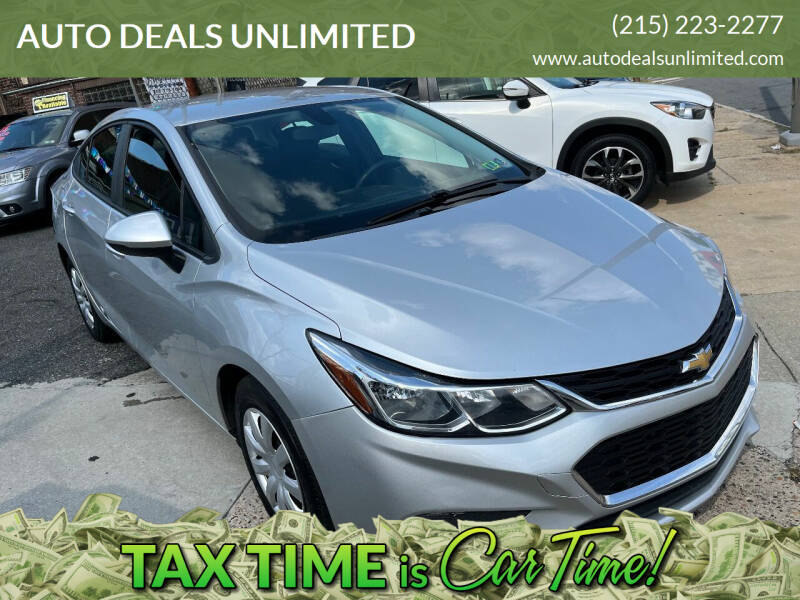 2016 Chevrolet Cruze for sale at AUTO DEALS UNLIMITED in Philadelphia PA