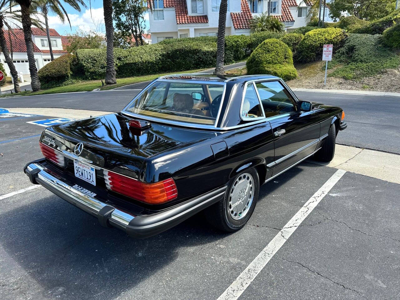 1987 Mercedes-Benz 560-Class for sale at DE AUTOS INC in San Juan Capistrano, CA