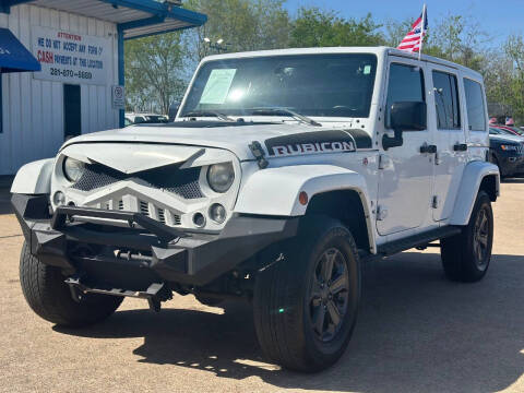 2017 Jeep Wrangler Unlimited for sale at Discount Auto Company in Houston TX